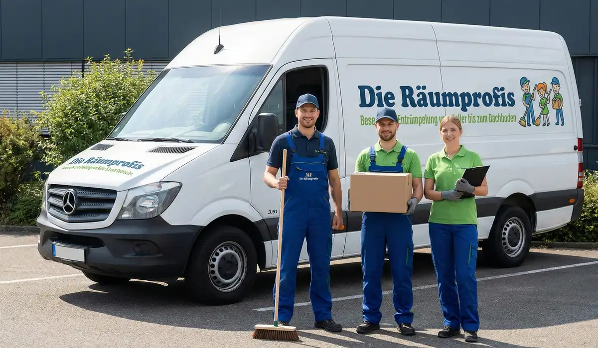 Das Team von Die Räumprofis bei einer Wohnungsauflösung in Wien